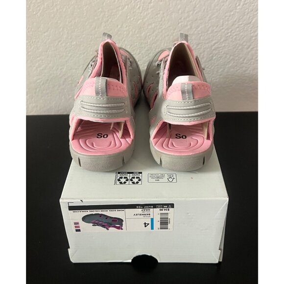 Girls Bump Toe Berkeley Gray Sandal Size 4 - Picture 6 of 9